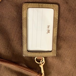 Coach Accessories - Coach ID lanyard with card slots. Coach Accessories - Coach ID lanyard with card slots.
